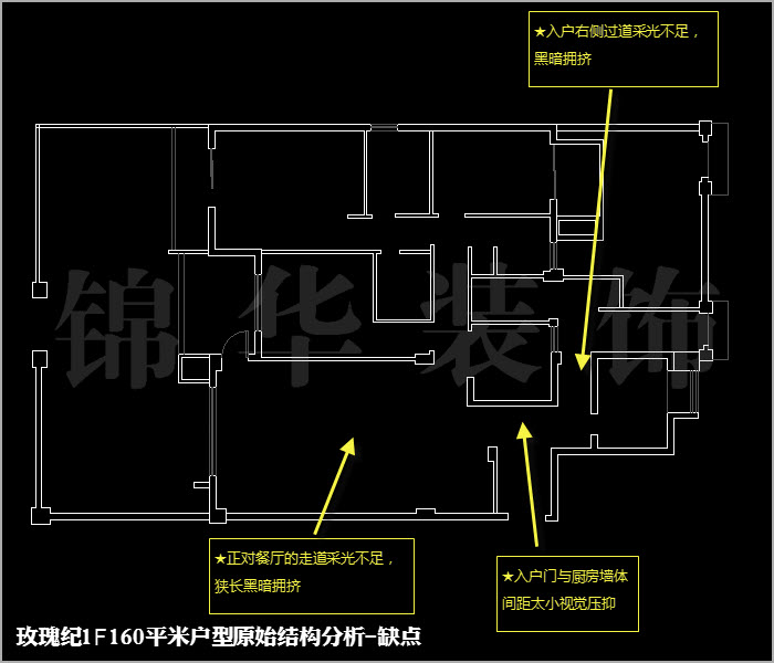 融僑中央花園玫瑰紀(jì)一樓160平米 戶型