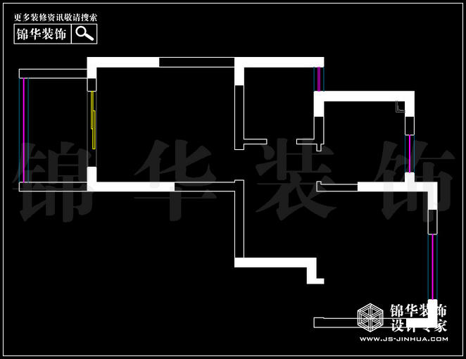 閱城國際55平米 戶型