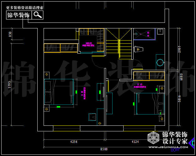 德盈國際廣場B3戶型80平米  戶型